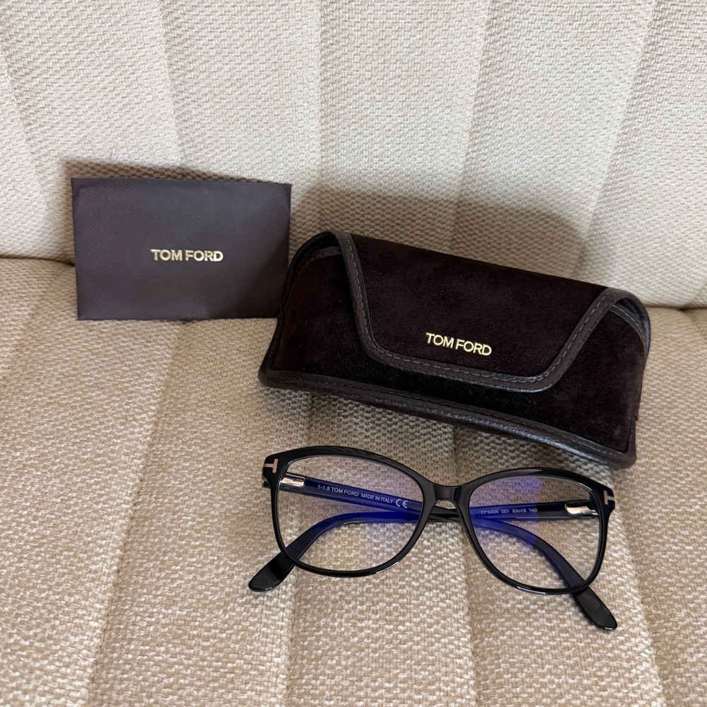 Tom Ford Blue-light Protection Optical Glasses with Tom Ford Case- Women’s